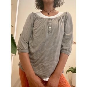 🔴Splendid Blouse Stripped- Casual